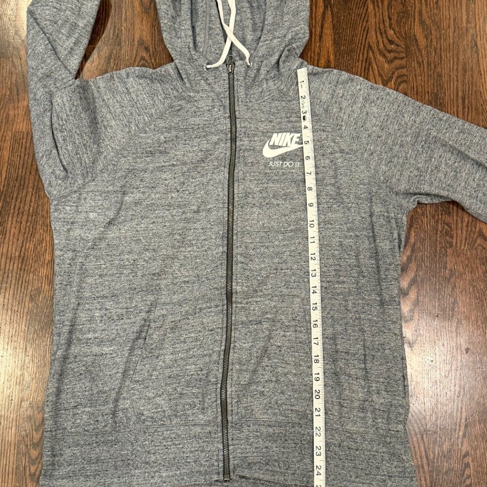 Nike Sportswear Essential Full Zip Hoodie Gray Heather XL - Picture 7 of 11